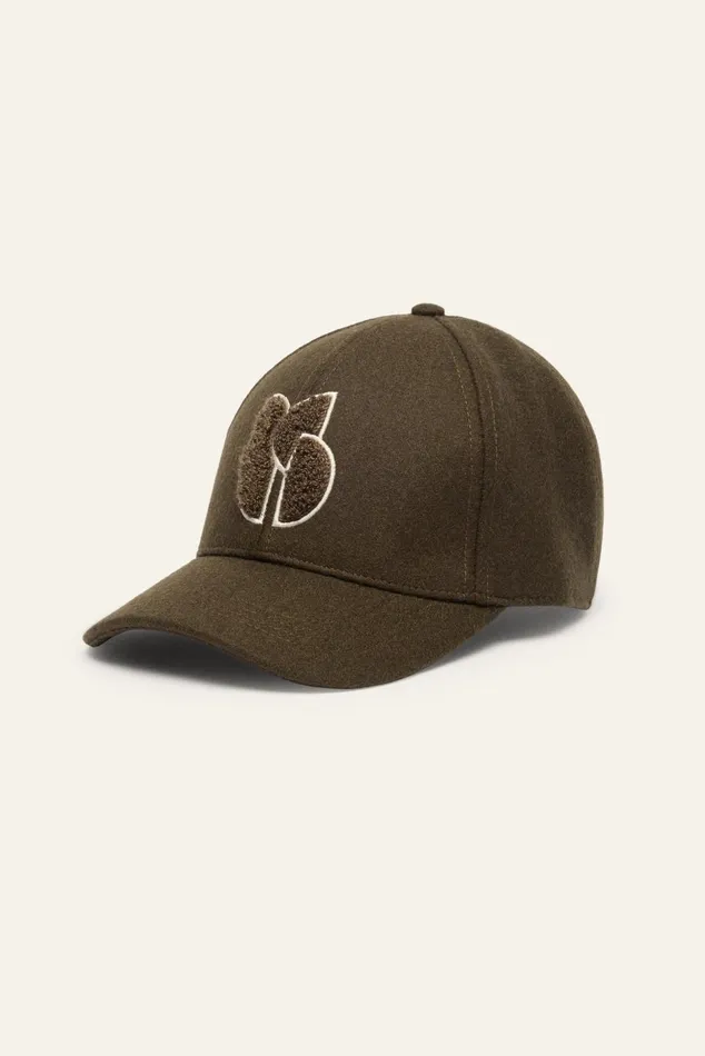 Front Pattern Cap Hugo Blue Women Baandsh Hats