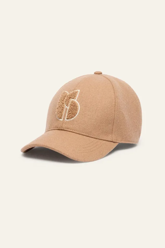 Front Pattern Cap Hugo Blue Women Baandsh Hats