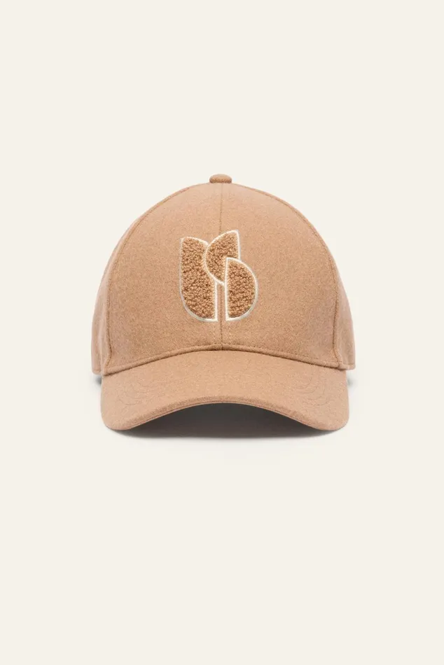 Front Pattern Cap Hugo Red Women Baandsh Hats
