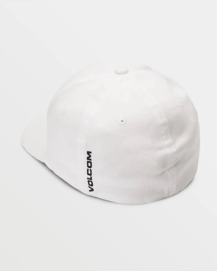Full Stone Flexfit Hat 8211 White Mens Volcom Golf