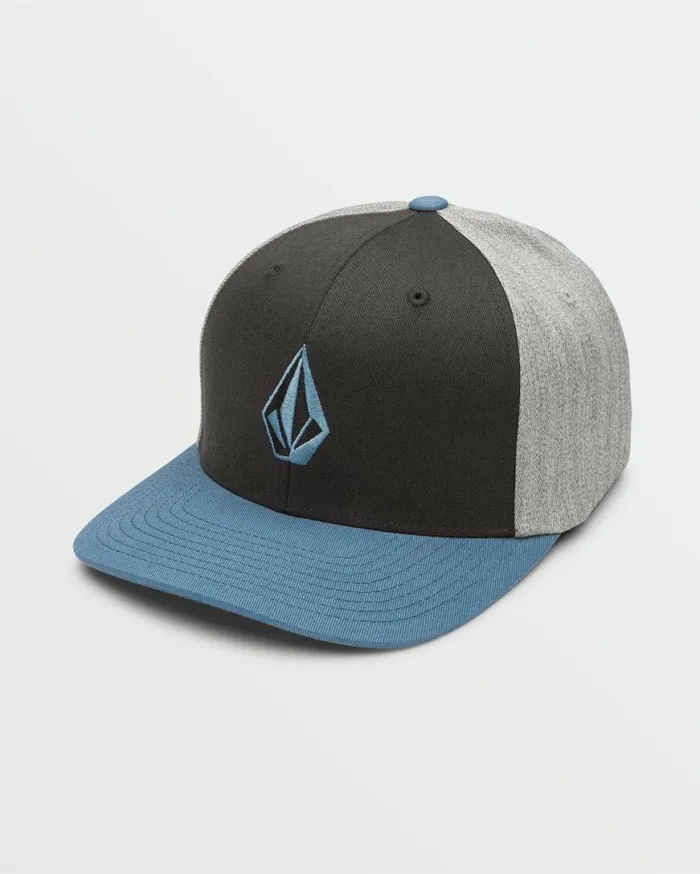 Full Stone Hthr Flexfit Hat 8211 Blue Rinse Mens Volcom Hats and Beanies