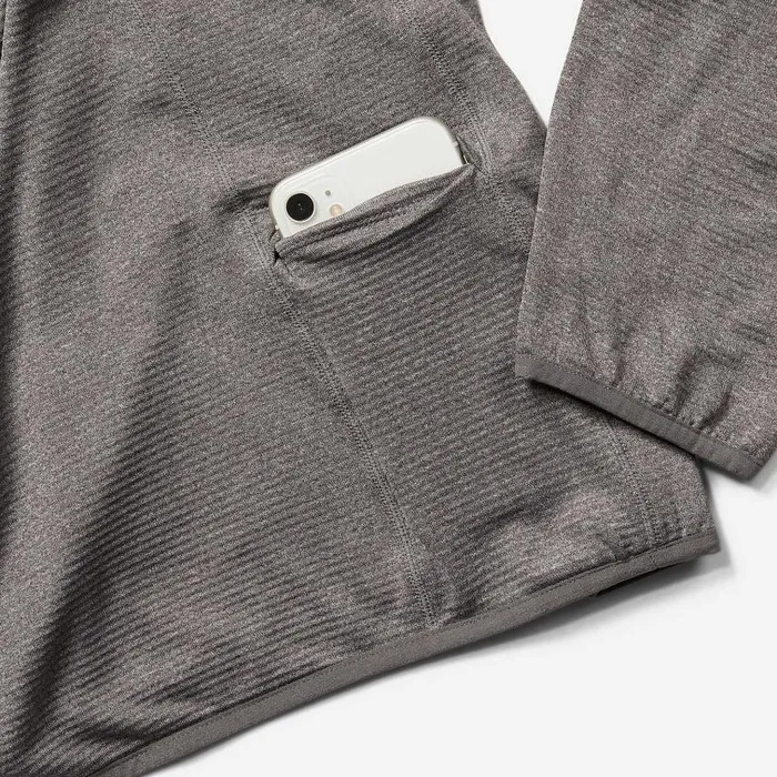 Geotex Full Zip Rock Heather Women Merrell Tops Geotex Full Zip Rock Heather Women Merrell Tops