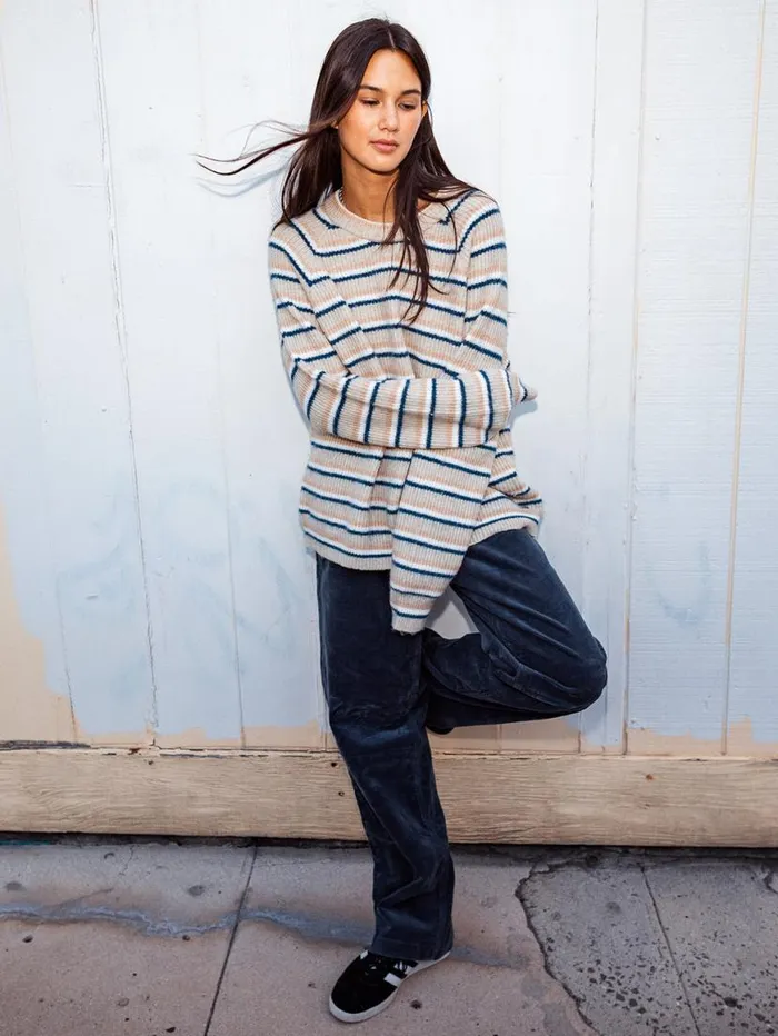 Girl Guide Sweater 8211 Sand Womens Volcom Sweaters and Cardigans