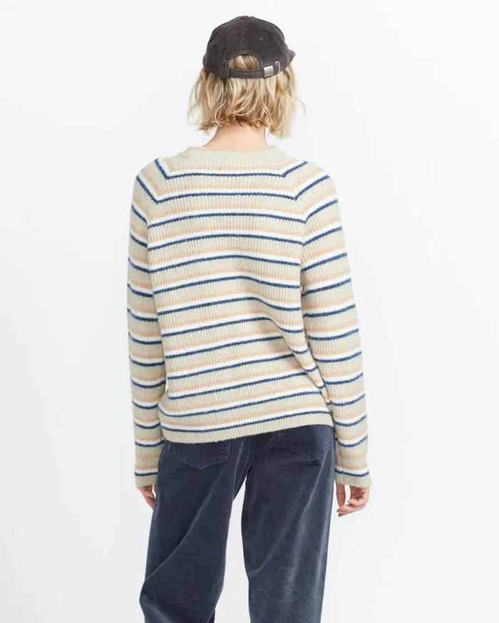 Girl Guide Sweater 8211 Sand Womens Volcom Sweaters and Cardigans