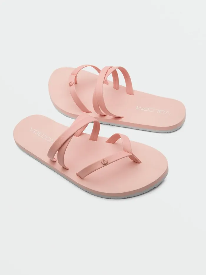 Girls Easy Breezy Big Youth Sandals 8211 Melon Kids Volcom Sandals