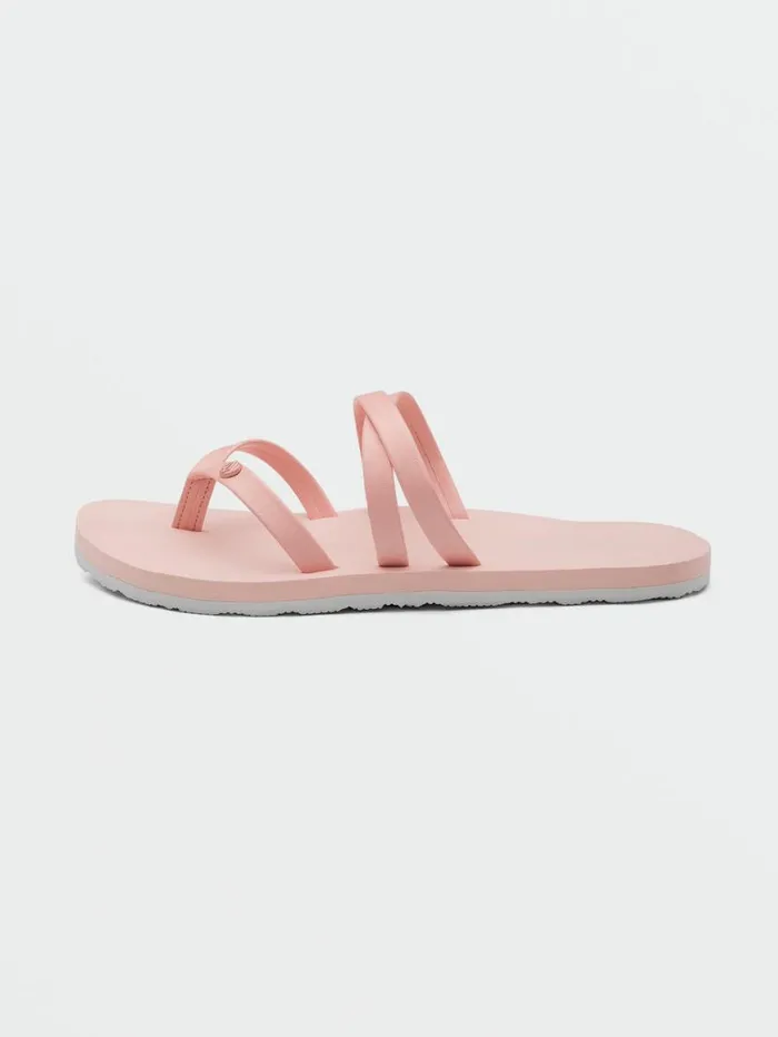 Girls Easy Breezy Big Youth Sandals 8211 Melon Kids Volcom Sandals