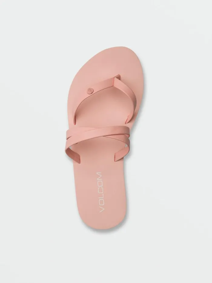 Girls Easy Breezy Big Youth Sandals 8211 Melon Kids Volcom Sandals