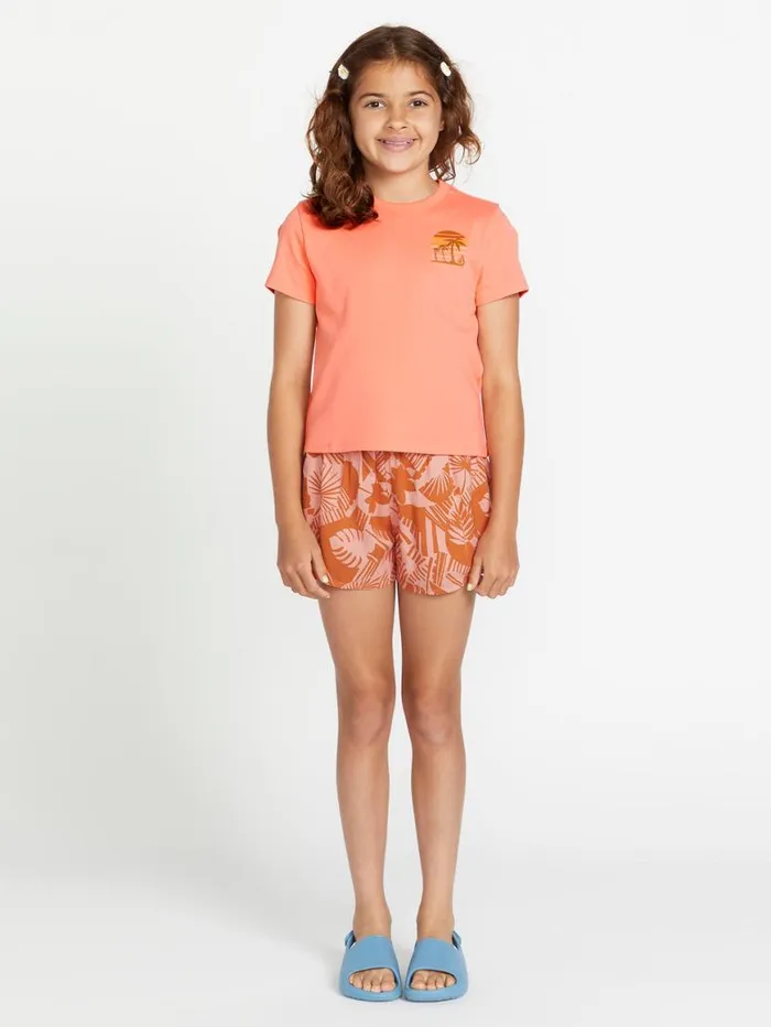 Girls Have A Clue Tee 8211 Reef Pink Kids Volcom TShirts and Tanks