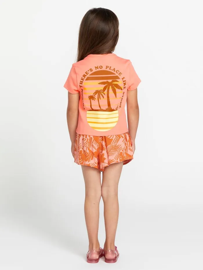 Girls Have A Clue Tee 8211 Reef Pink Kids Volcom TShirts and Tanks