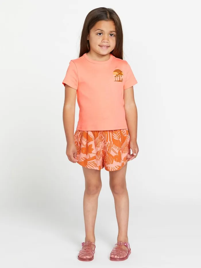 Girls Have A Clue Tee 8211 Reef Pink Kids Volcom TShirts and Tanks