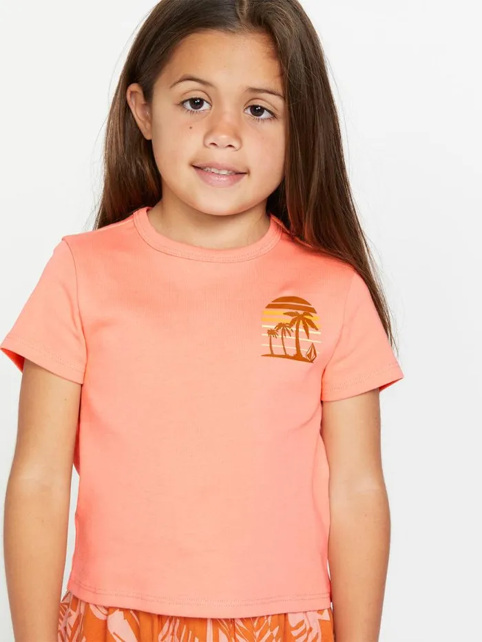 Girls Have A Clue Tee 8211 Reef Pink Kids Volcom TShirts and Tanks