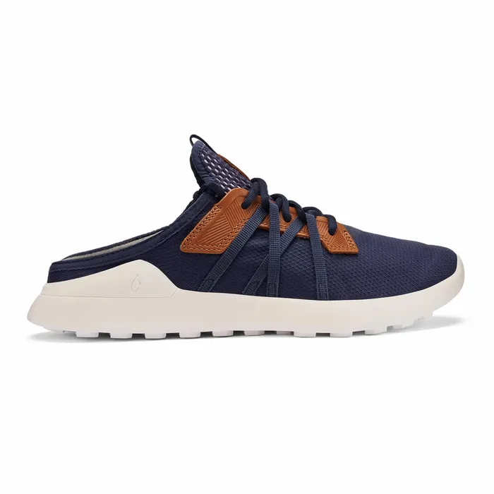 Golf Men Olukai Manele Breathable Golf Shoes 8211 Trench Blue