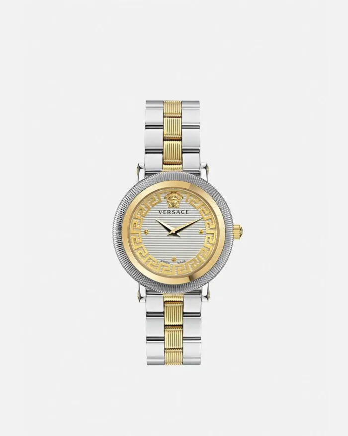 Greca Flourish Watch Silvergold Women Versace Watches