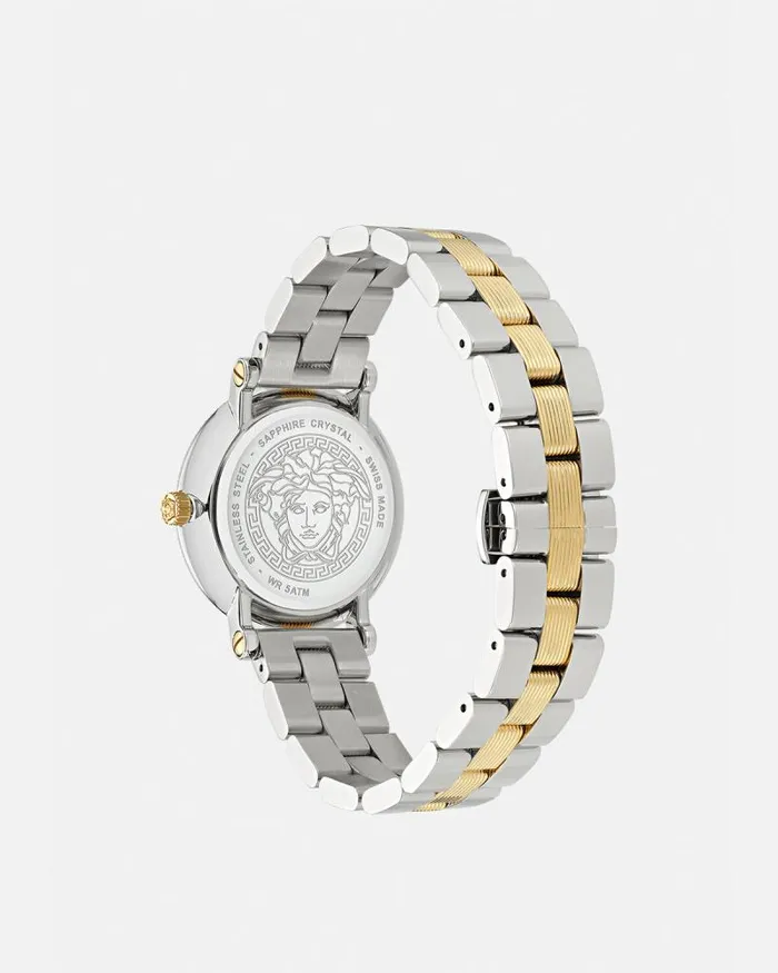Greca Flourish Watch Silvergold Women Versace Watches