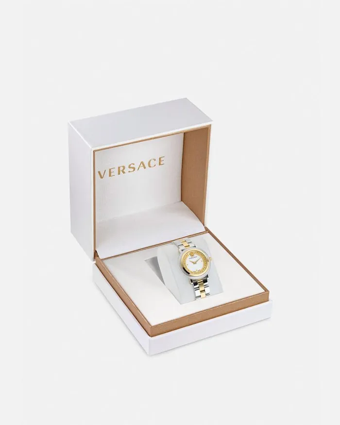 Greca Flourish Watch Silvergold Women Versace Watches