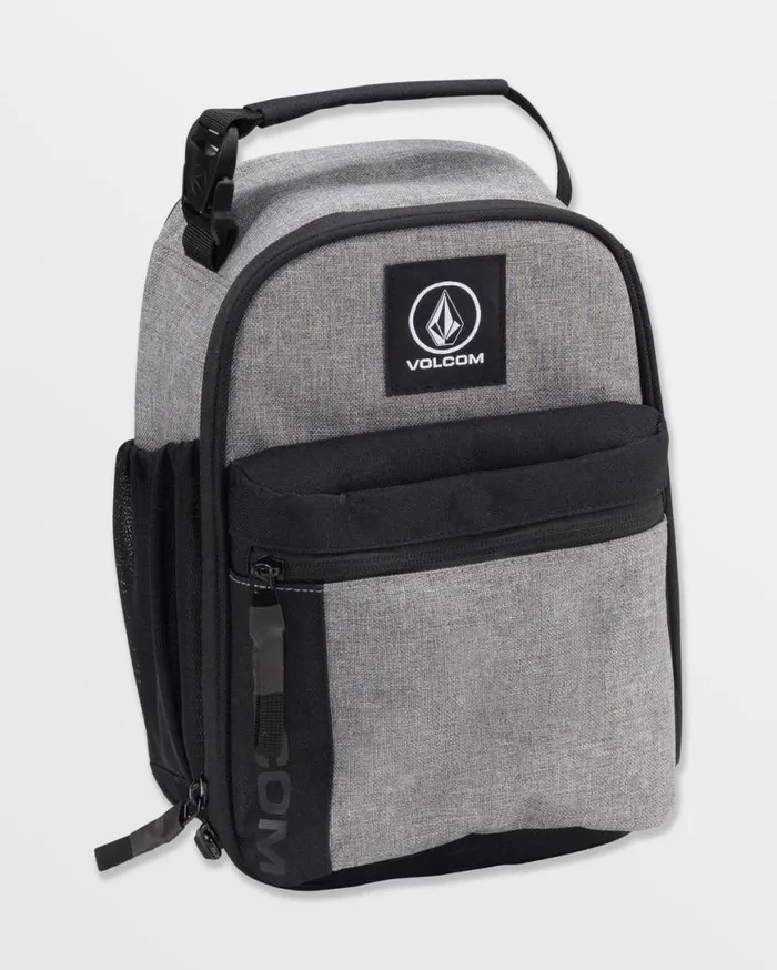 Grizzle Lunchkit 8211 Heather Grey Mens Volcom Bags and Backpacks