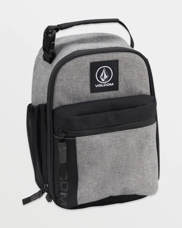 Grizzle Lunchkit 8211 Heather Grey Mens Volcom Bags and Backpacks