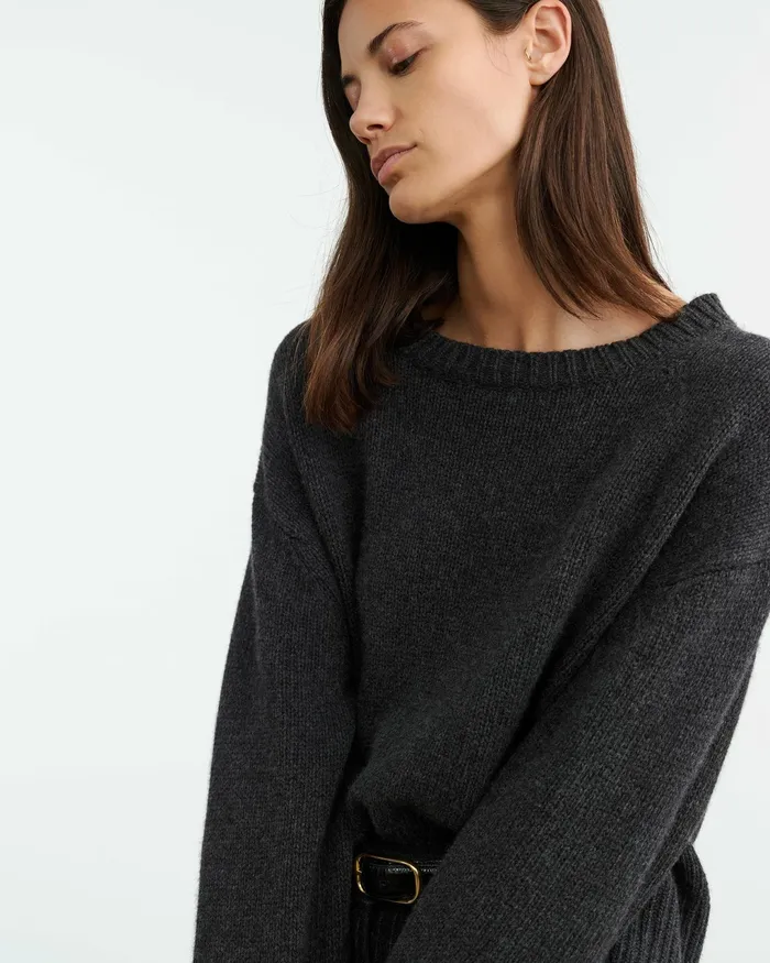 HAISLEY SWEATER Dark Pine Women Nili Lotan Knits and Sweaters