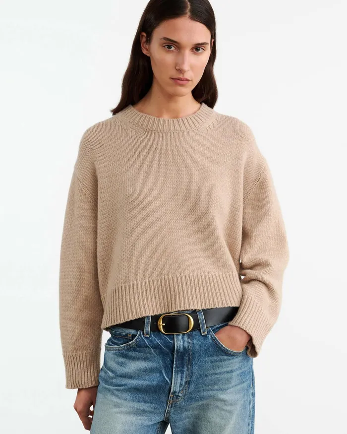 HAISLEY SWEATER Dark Pine Women Nili Lotan Knits and Sweaters
