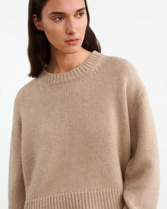 HAISLEY SWEATER Dark Pine Women Nili Lotan Knits and Sweaters