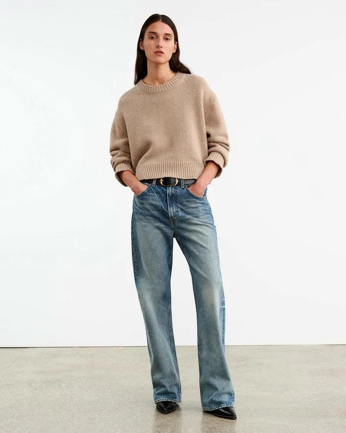 HAISLEY SWEATER Dark Pine Women Nili Lotan Knits and Sweaters