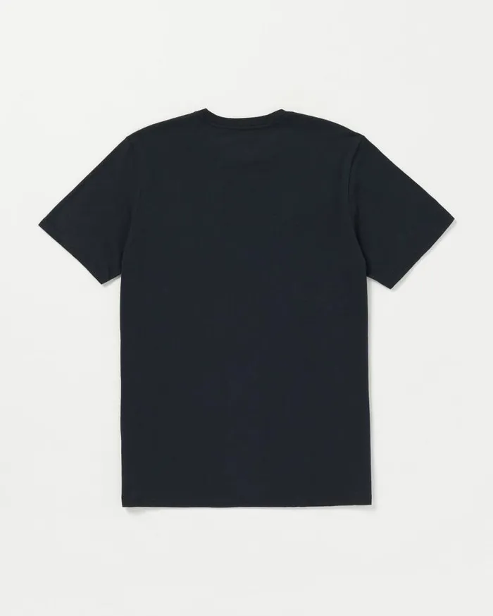 Hangin Tech Short Sleeve Tee 8211 Black Mens Volcom Tops and Tees