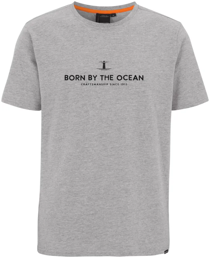 Harald Men039s Tshirt Light House Grey Melange Men Didriksons Tshirts and Polos