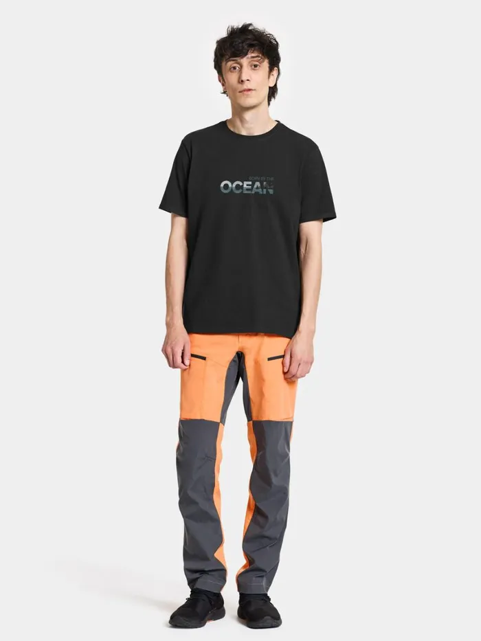 Harald Men039s Tshirt Ocean Black Men Didriksons Tshirts and Polos