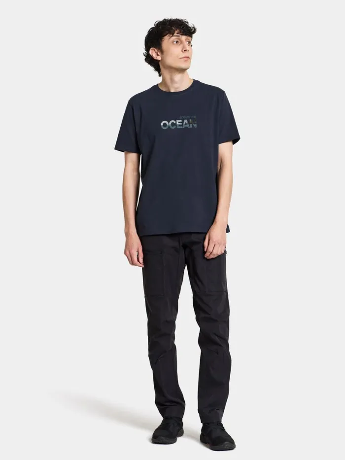 Harald Men039s Tshirt Ocean Dark Night Blue Men Didriksons Tshirts and Polos