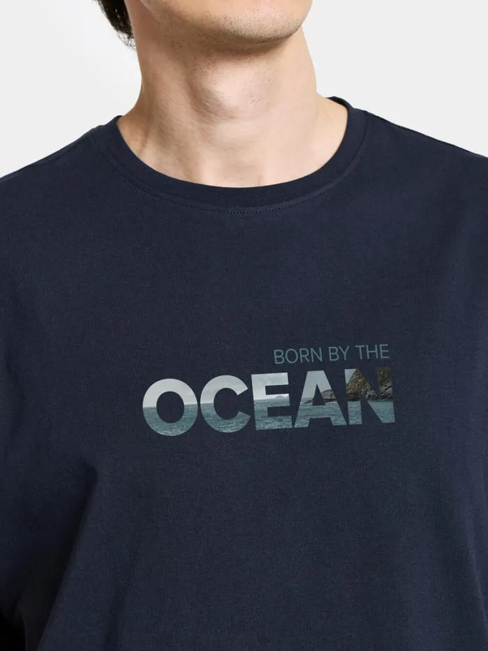 Harald Men039s Tshirt Ocean Dark Night Blue Men Didriksons Tshirts and Polos