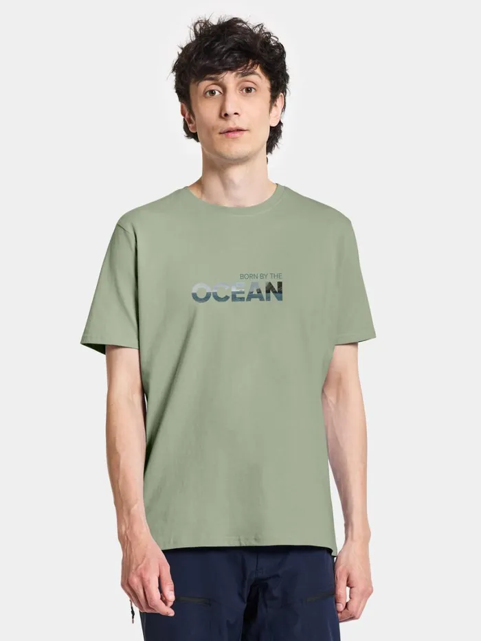 Harald Men039s Tshirt Ocean Light Moss Men Didriksons Tshirts and Polos