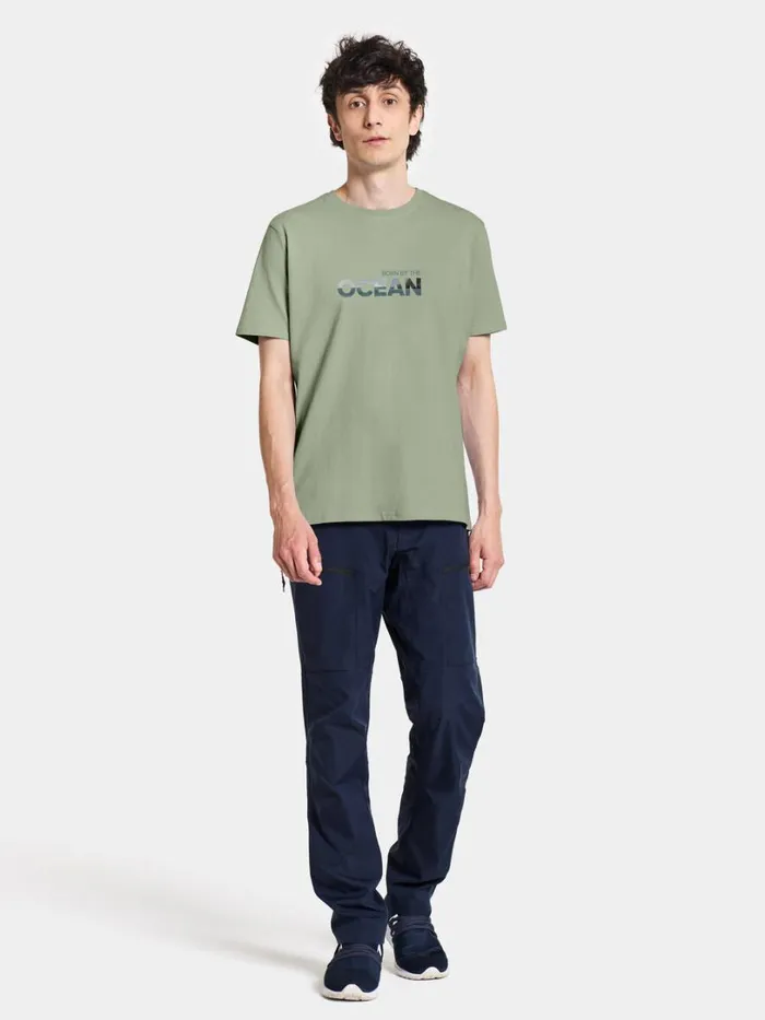 Harald Men039s Tshirt Ocean Light Moss Men Didriksons Tshirts and Polos
