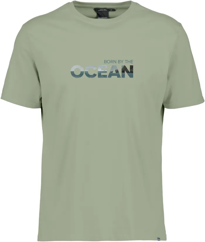 Harald Men039s Tshirt Ocean Light Moss Men Didriksons Tshirts and Polos