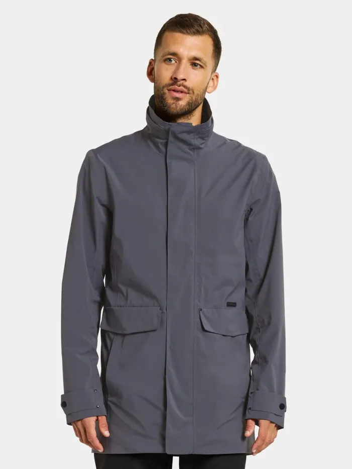 Harry Parka Austere Blue Men Didriksons Spring Jackets