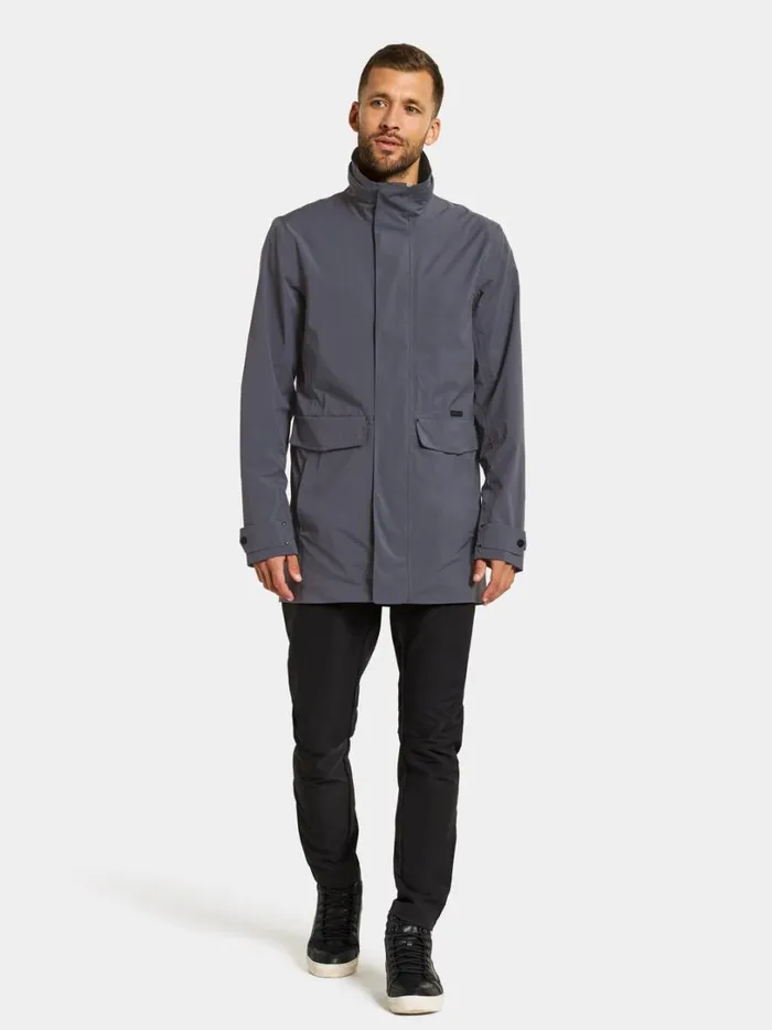 Harry Parka Austere Blue Men Didriksons Spring Jackets