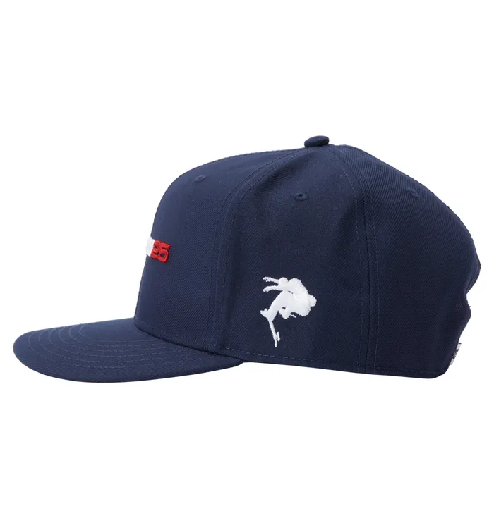 Hats and Beanies DC Shoes Men Kalis25 Snapback Hat navy blazer