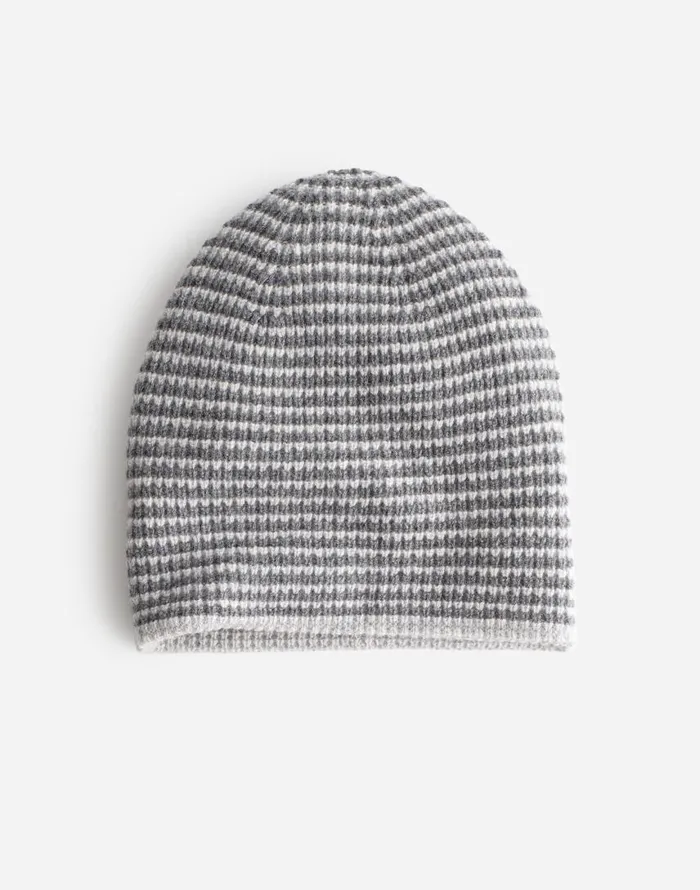 Hats Women Madewell Reversible Beanie In SoftWool Hthr Smoke