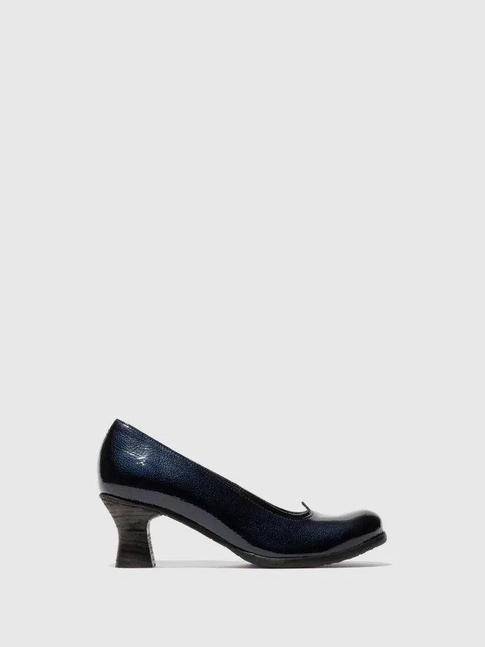 Heel Shoes BAZE086FLY NAVY Women Fly London Shoes