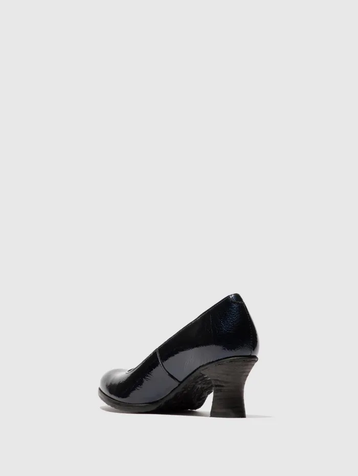 Heel Shoes BAZE086FLY NAVY Women Fly London Shoes