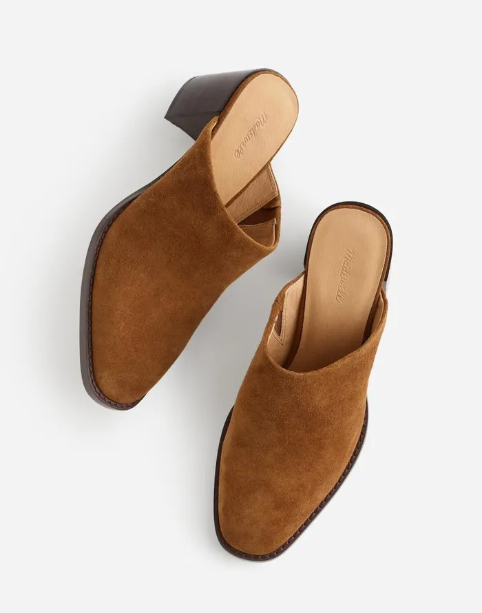 Heels Women Madewell The Macarro Mule Aged Cognac