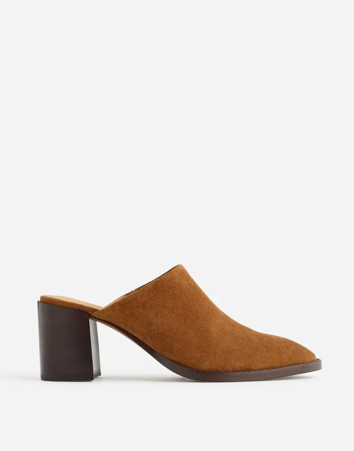 Heels Women Madewell The Macarro Mule Aged Cognac