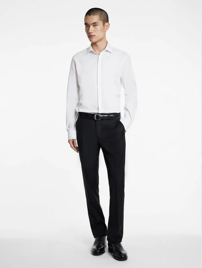 HENDRIX DRESS SHIRT White Men John Varvatos Shirts