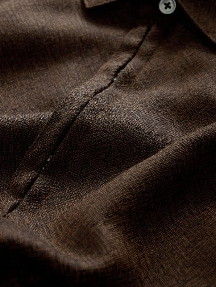 HICKORY SHIRT Lt Chocolate Men John Varvatos Shirts