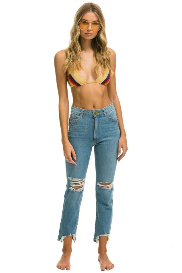 High Rise Slim Boot Jean 8211 Vintage WomenMen Aviator Nation Denim