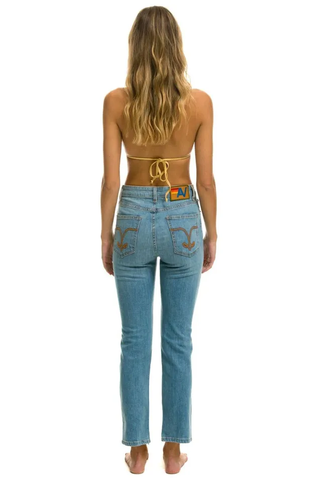 High Rise Slim Boot Jean 8211 Vintage WomenMen Aviator Nation Denim