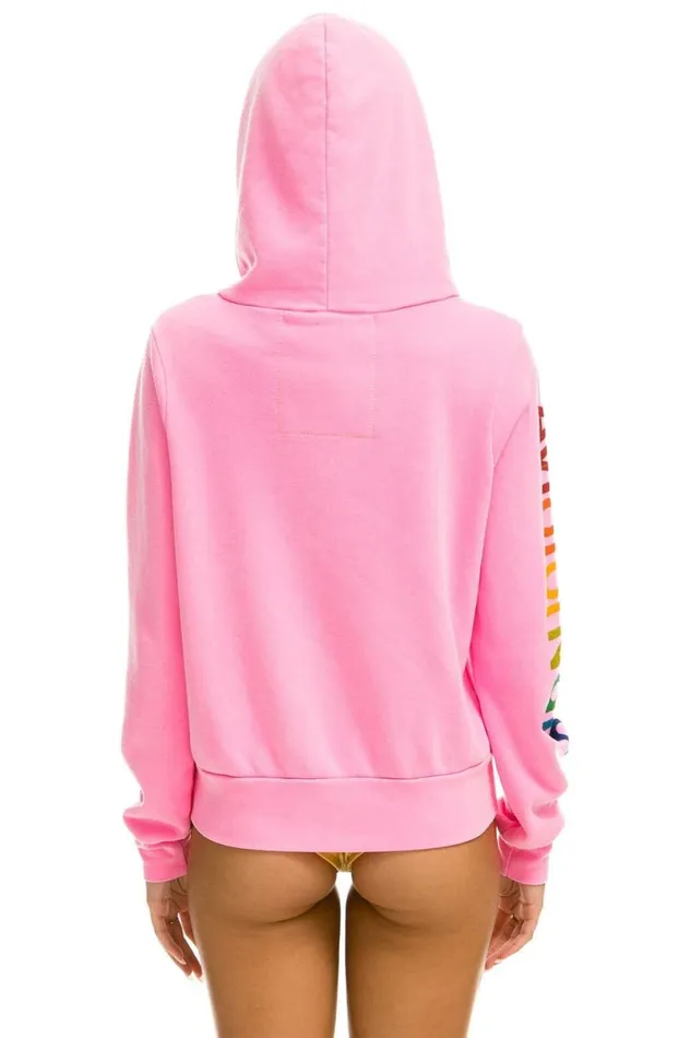 Hoodie 8211 Neon Pink WomenMen Aviator Nation Hoodies