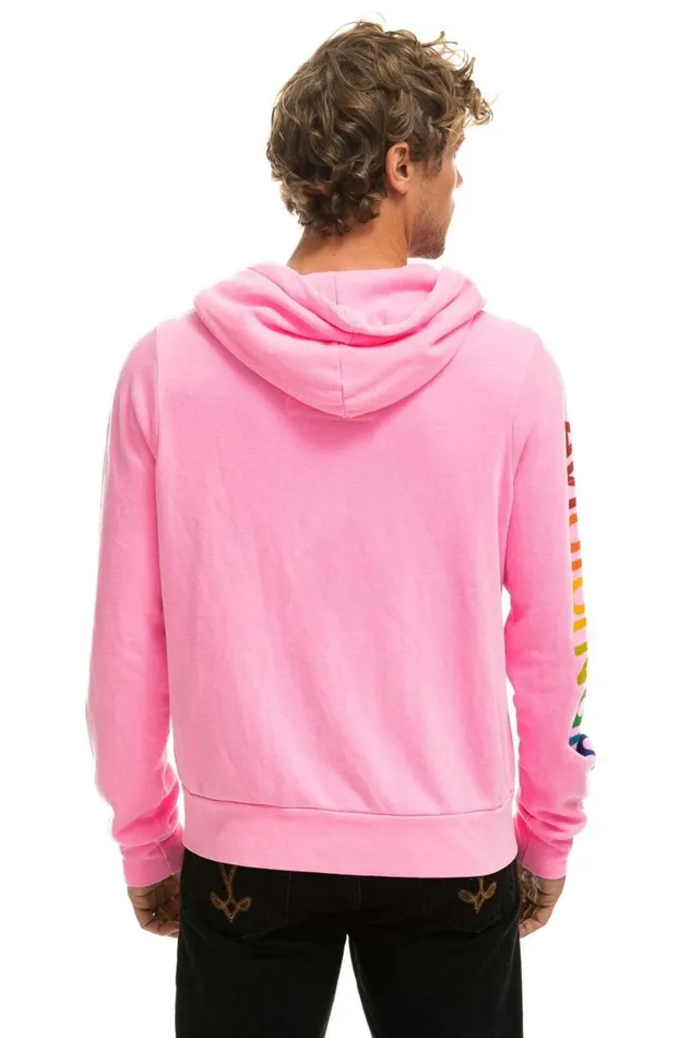 Hoodie 8211 Neon Pink WomenMen Aviator Nation Hoodies