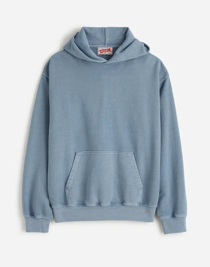 Hoodies and Sweatshirts Men Madewell The McCarren Midweight Hoodie Sweatshirt Teapot Blue