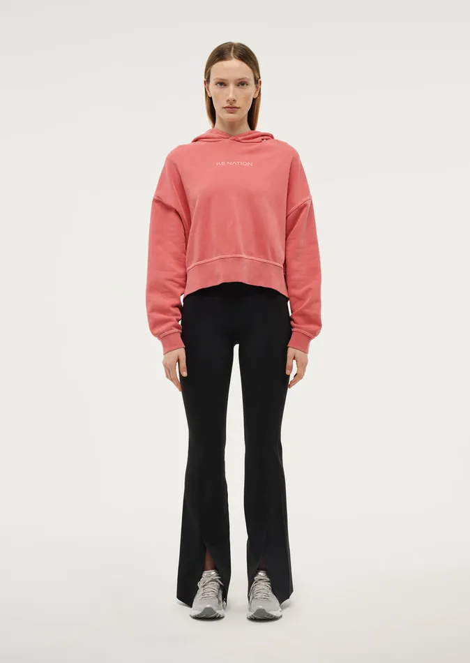 Hoodies Women TRANSITION HOODIE IN WASHED POPPY RED PE Nation