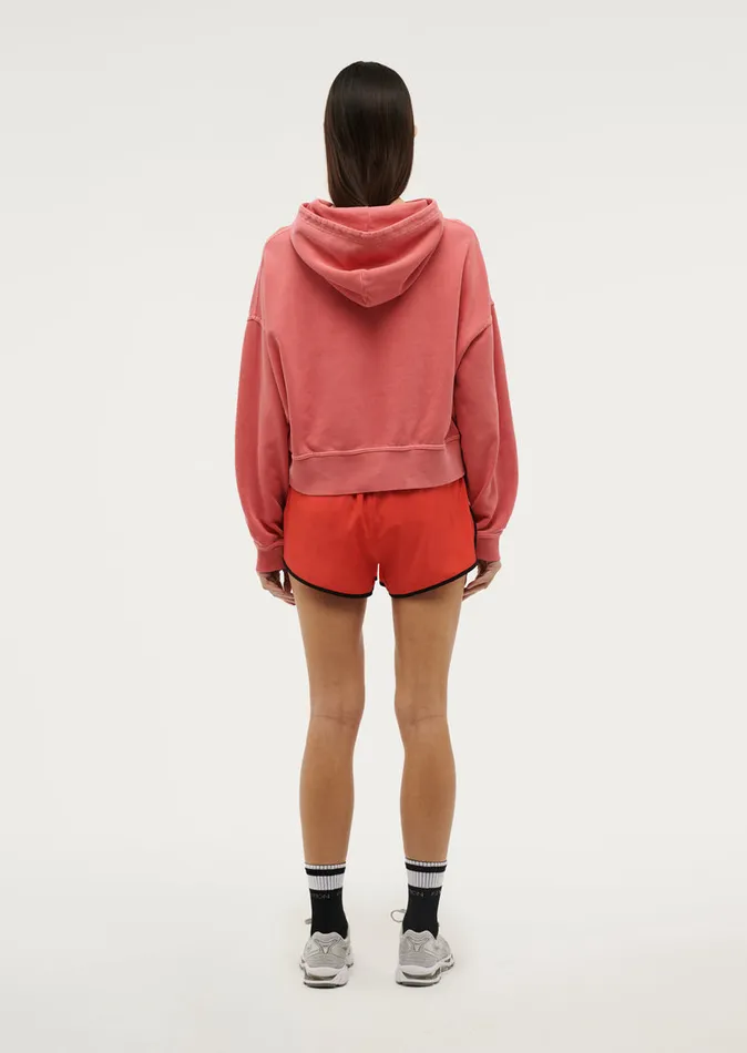 Hoodies Women TRANSITION HOODIE IN WASHED POPPY RED PE Nation